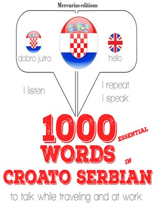cover image of 1000 essential words in Serbo-Croatian